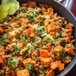 Turkey Sweet Potato Skillet