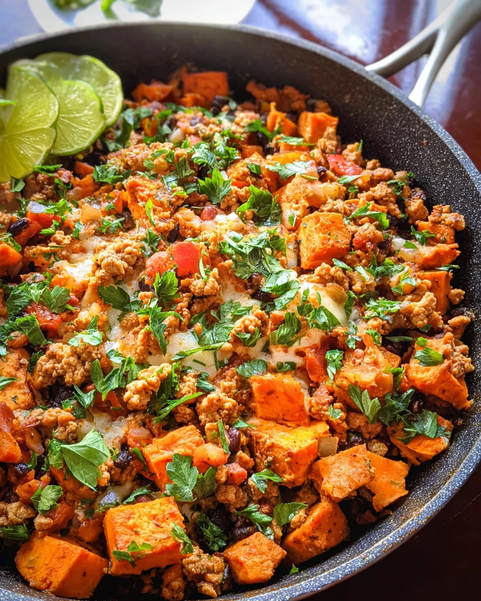 Turkey Sweet Potato Skillet