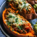 Turkey Taco Stuffed Sweet Potatoes
