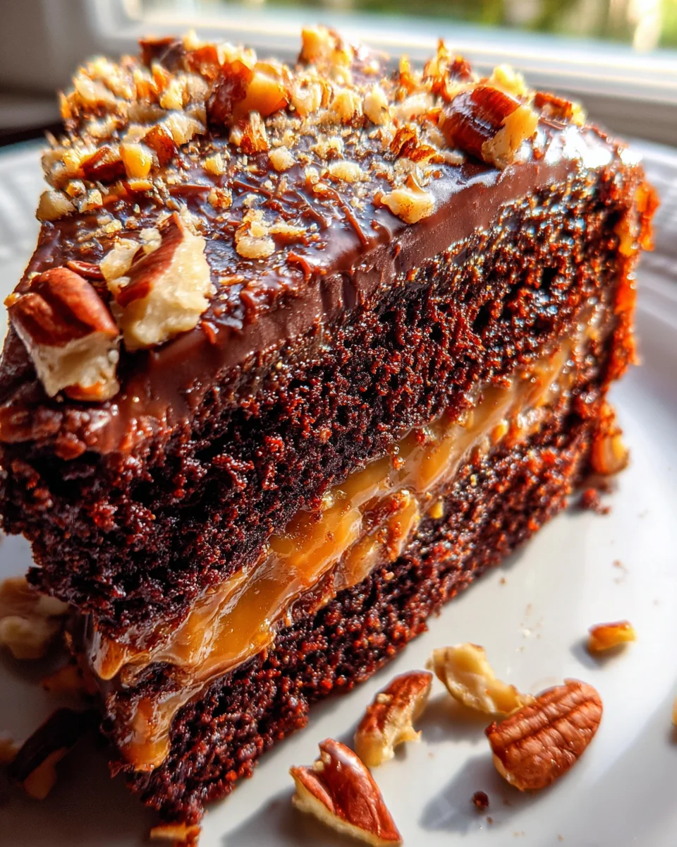 Turtle Caramel Cake 24 Turtle