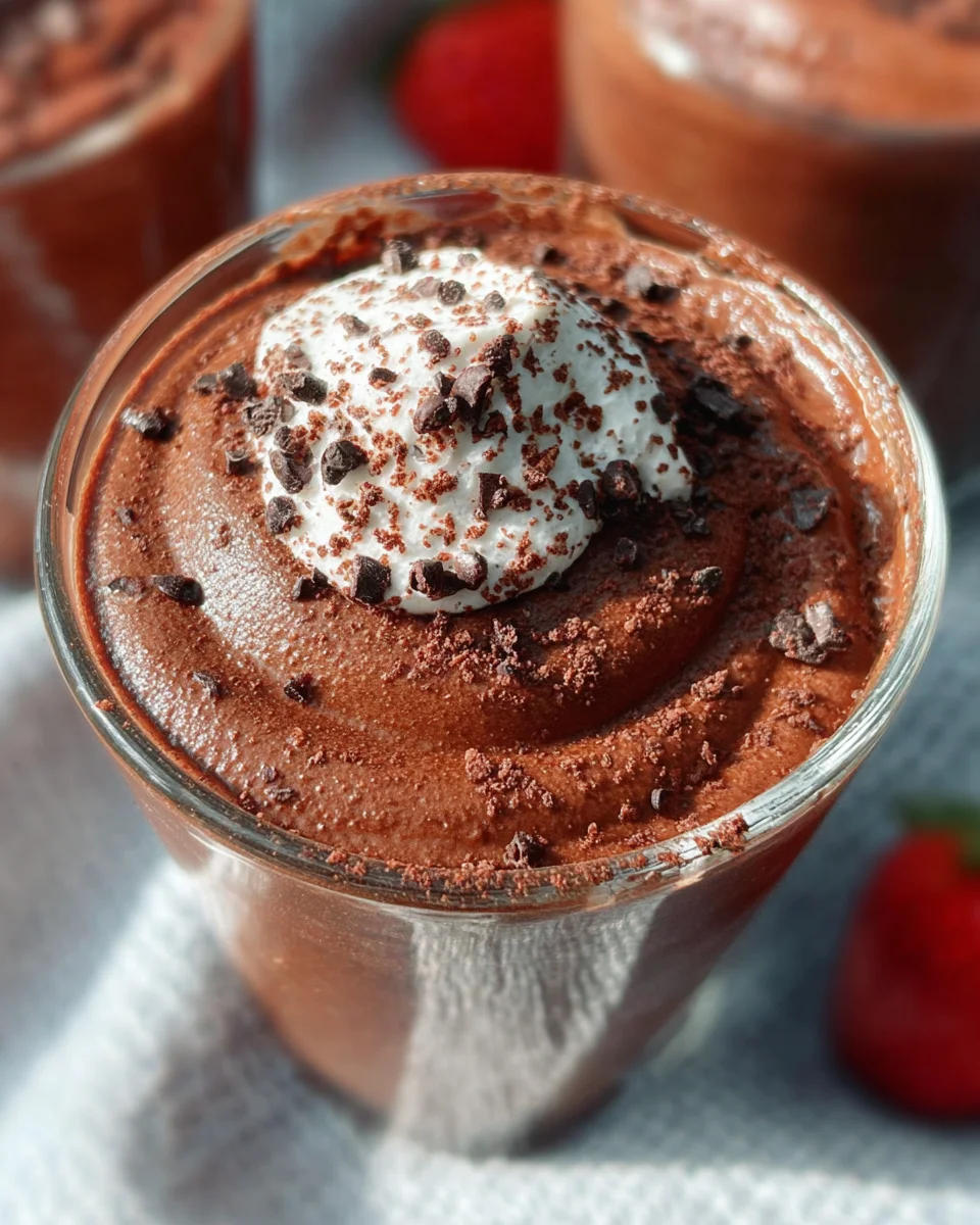 Vegan Chocolate Mousse with Aquafaba