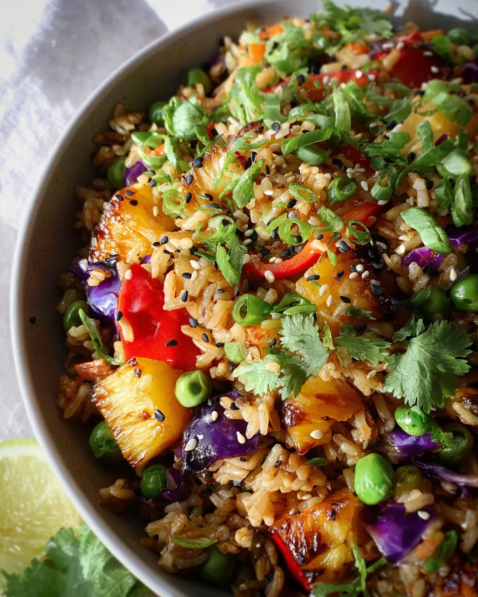 Vegan Pineapple Fried Rice