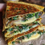Vegan Spinach Quesadillas