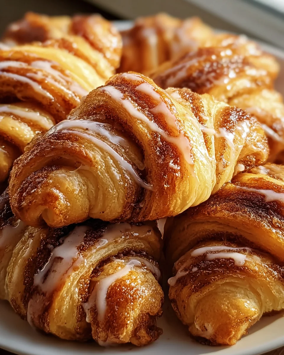 Warm Cinnamon Crescent Twists