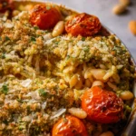 White Bean and Pesto Bake