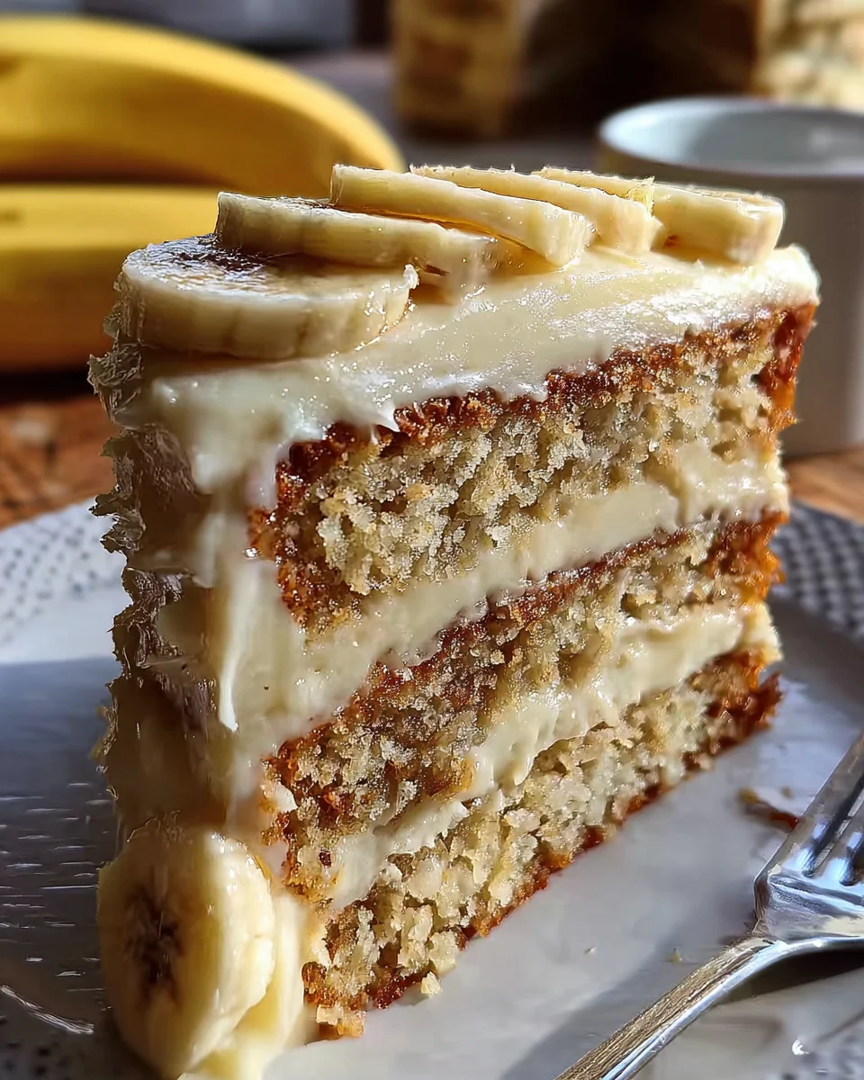 Banana Cake with Cream Cheese Frosting