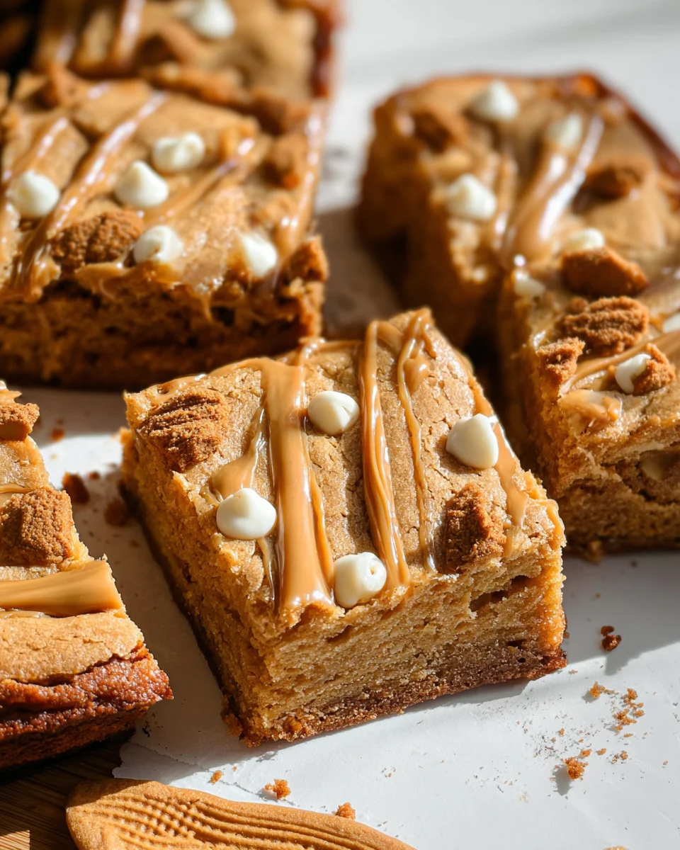 Biscoff Blondies