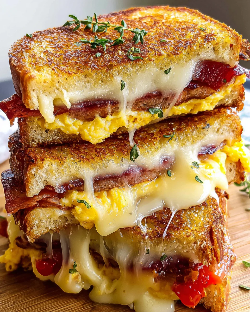 Breakfast Grilled Cheese