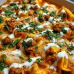 Cheesy Beef Enchilada Tortellini