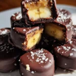 Chocolate Peanut Butter Banana Bites