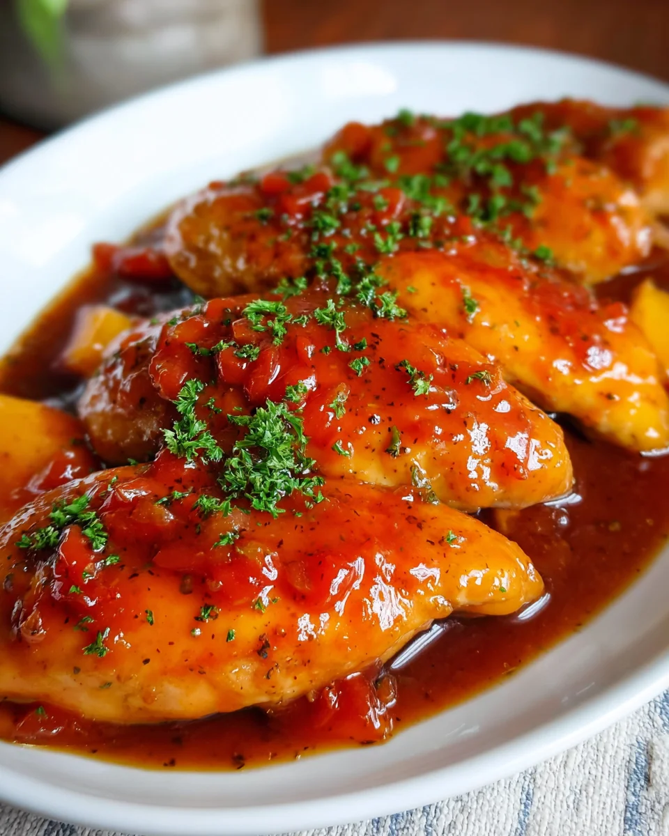 Crock Pot Catalina Chicken