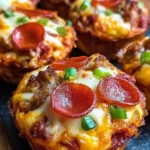 Deep Dish Pizza Cupcakes