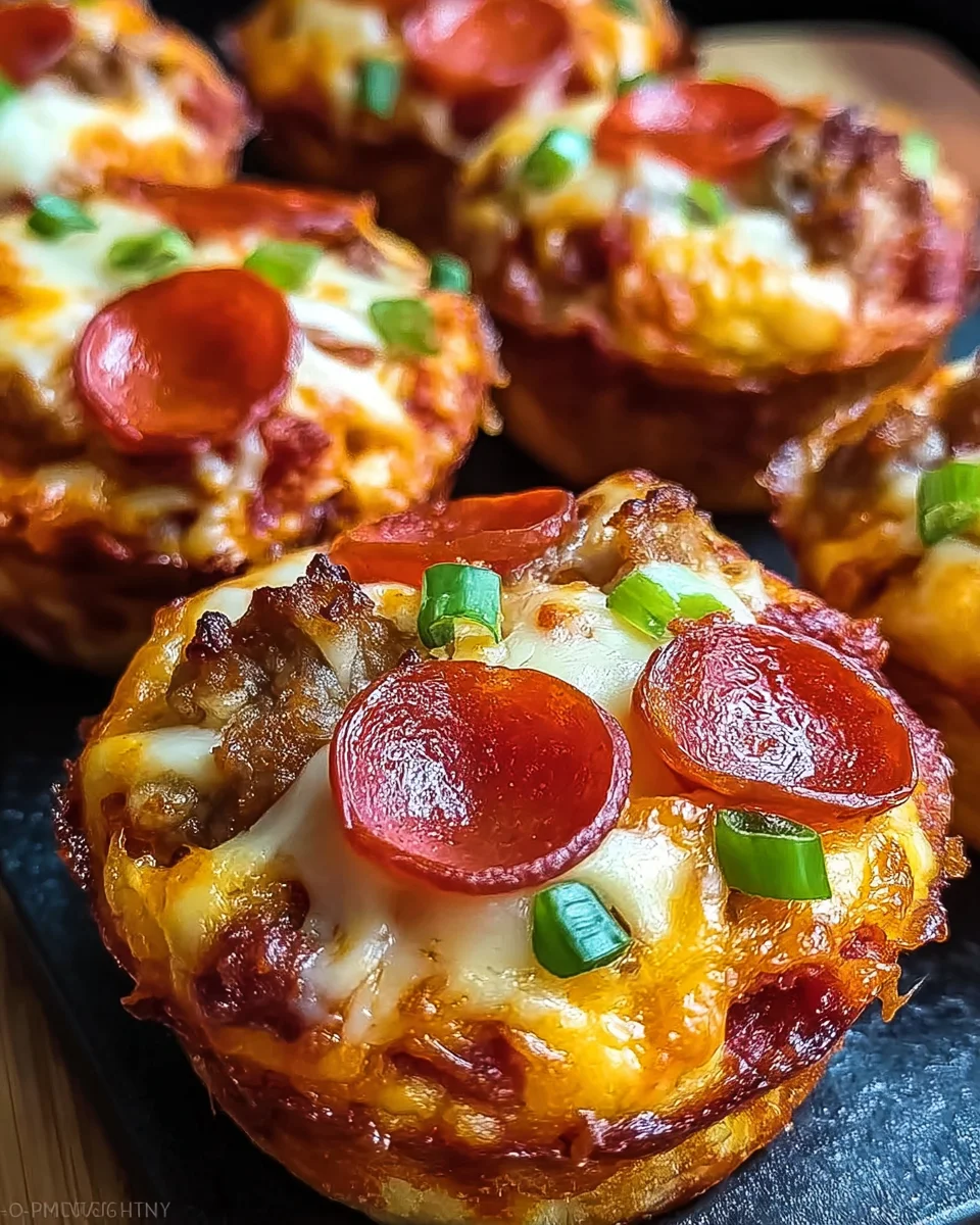 Deep Dish Pizza Cupcakes