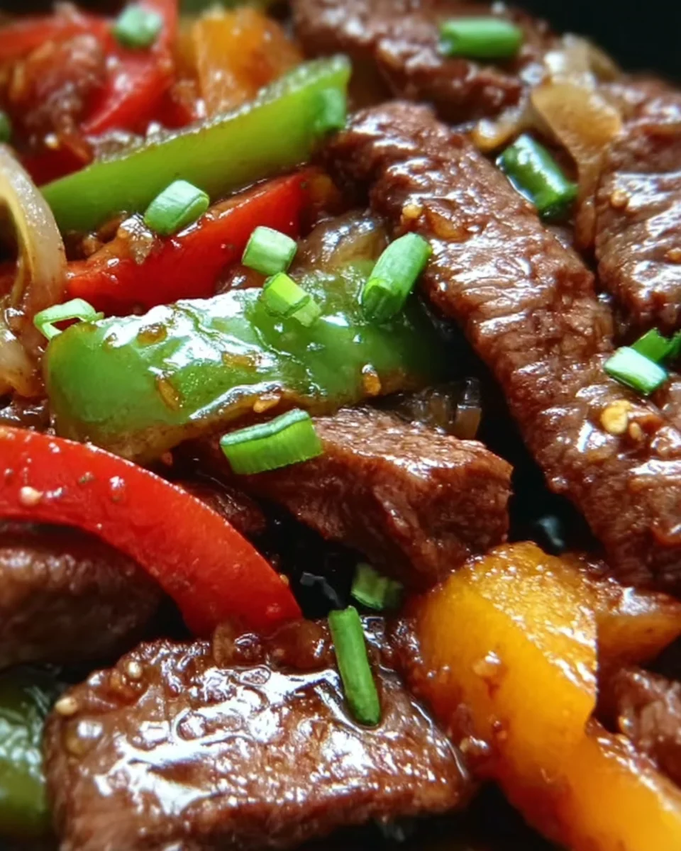 Easy Chinese Pepper Steak Recipe