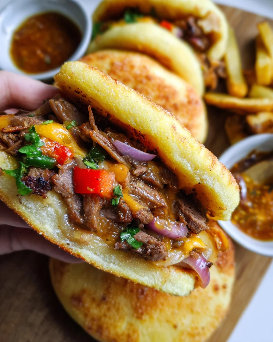 Fluffy Pan Bread With Beef