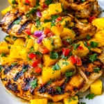 Grilled Mango Pineapple Chicken