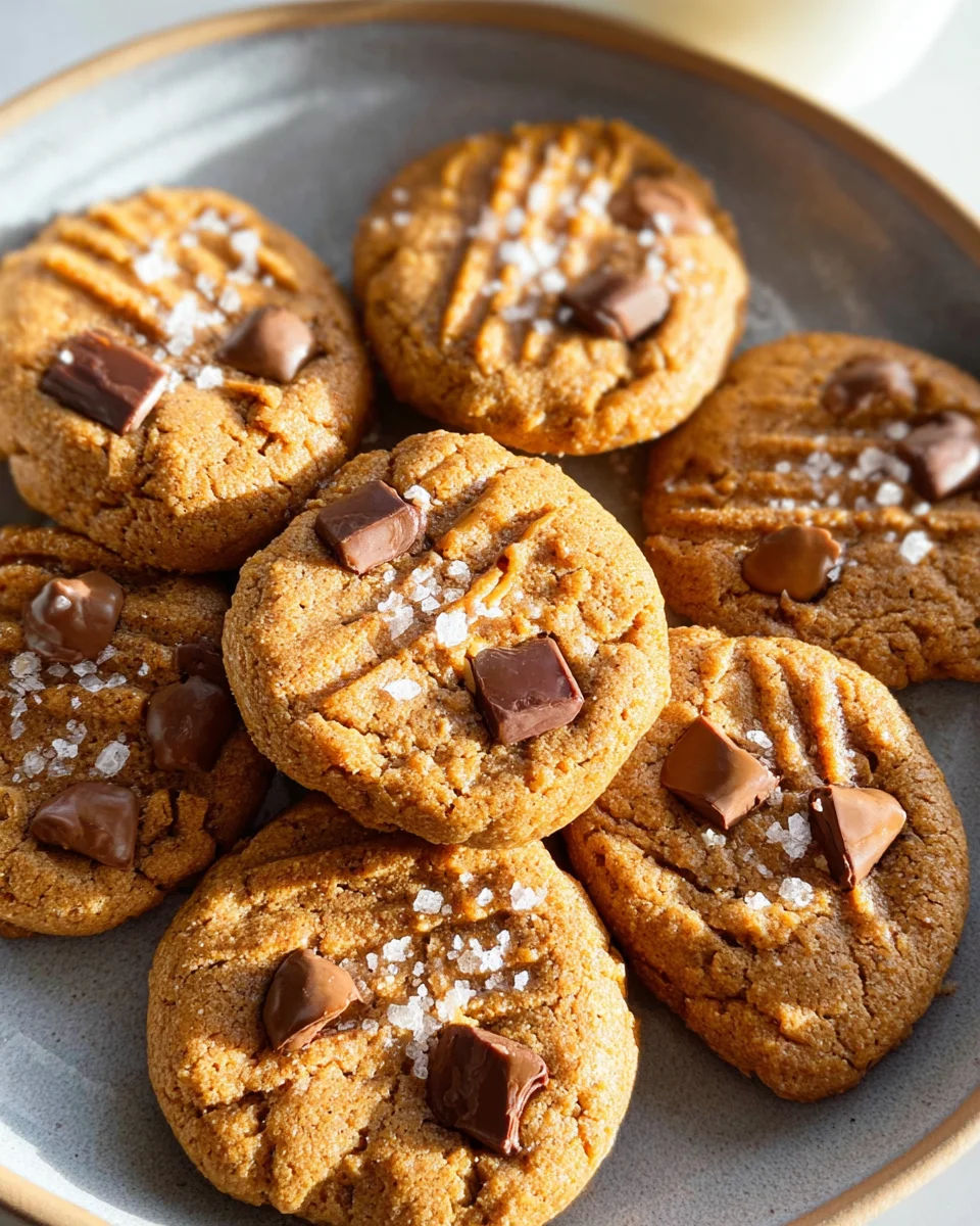 Healthy Peanut Butter Banana Cookies