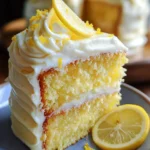 Lemon Velvet Cake with Lemon Cream Cheese Frosting