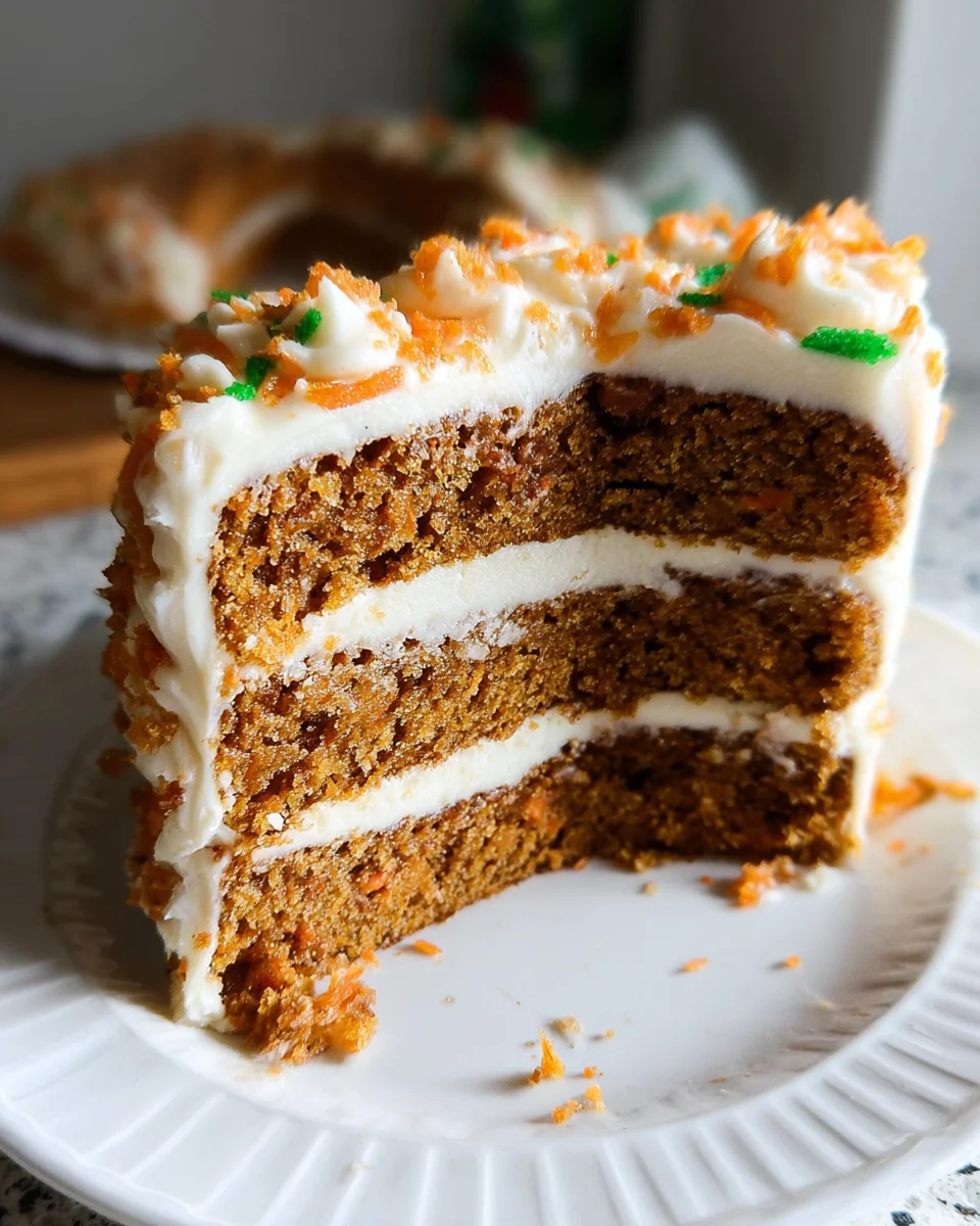 MOIST Vegan Carrot Cake Recipe with Cream Cheese Frosting