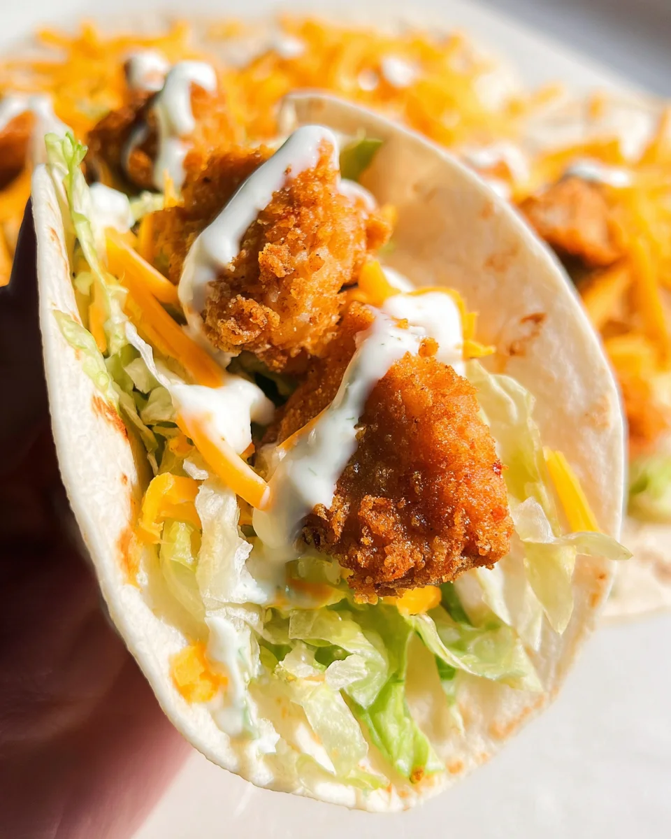 McDonalds Crispy Chicken Ranch Snack Wrap Copycat 3