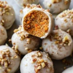 No Bake Carrot Cake Bites