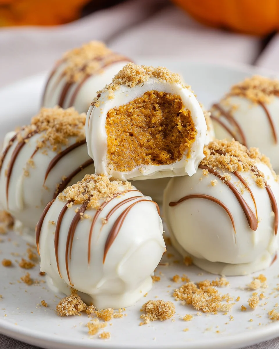 No Bake Pumpkin Balls