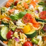 Rainbow Orzo Salad
