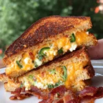 Roasted Jalapeño Popper Grilled Cheese