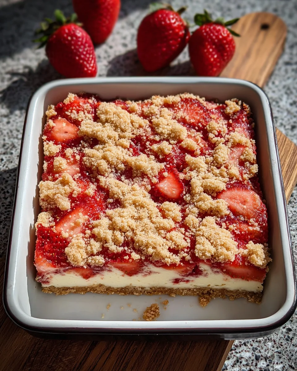 Strawberry Cheesecake Bars