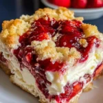 Strawberry Cheesecake Dump Cake