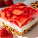 Strawberry Pretzel Jello Salad