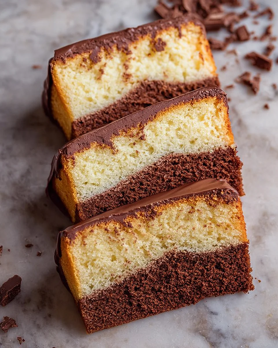 Three Layer Pound Cake