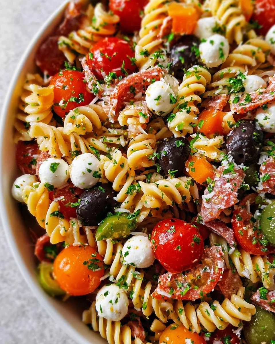 Zesty Italian Pasta Salad